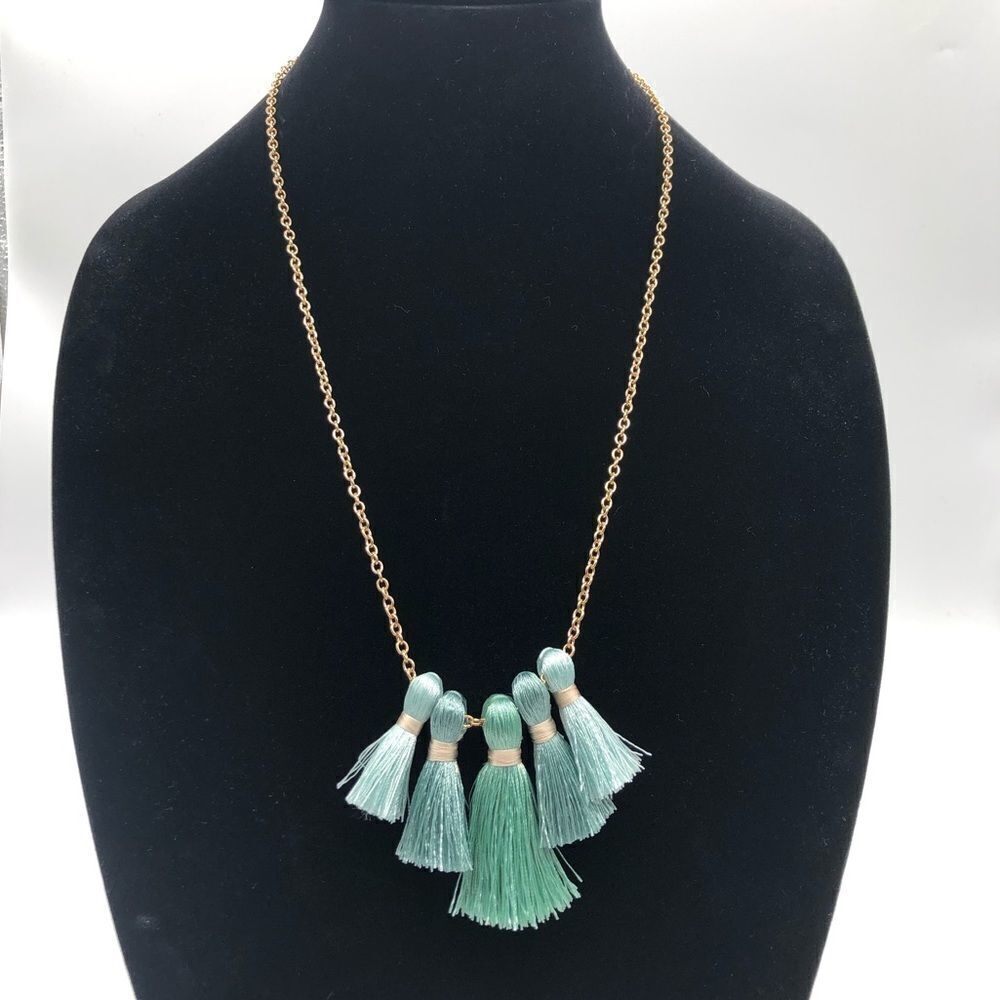 Miss Ivy Pearl 5 Tassel popsugar Bluegreen Teal